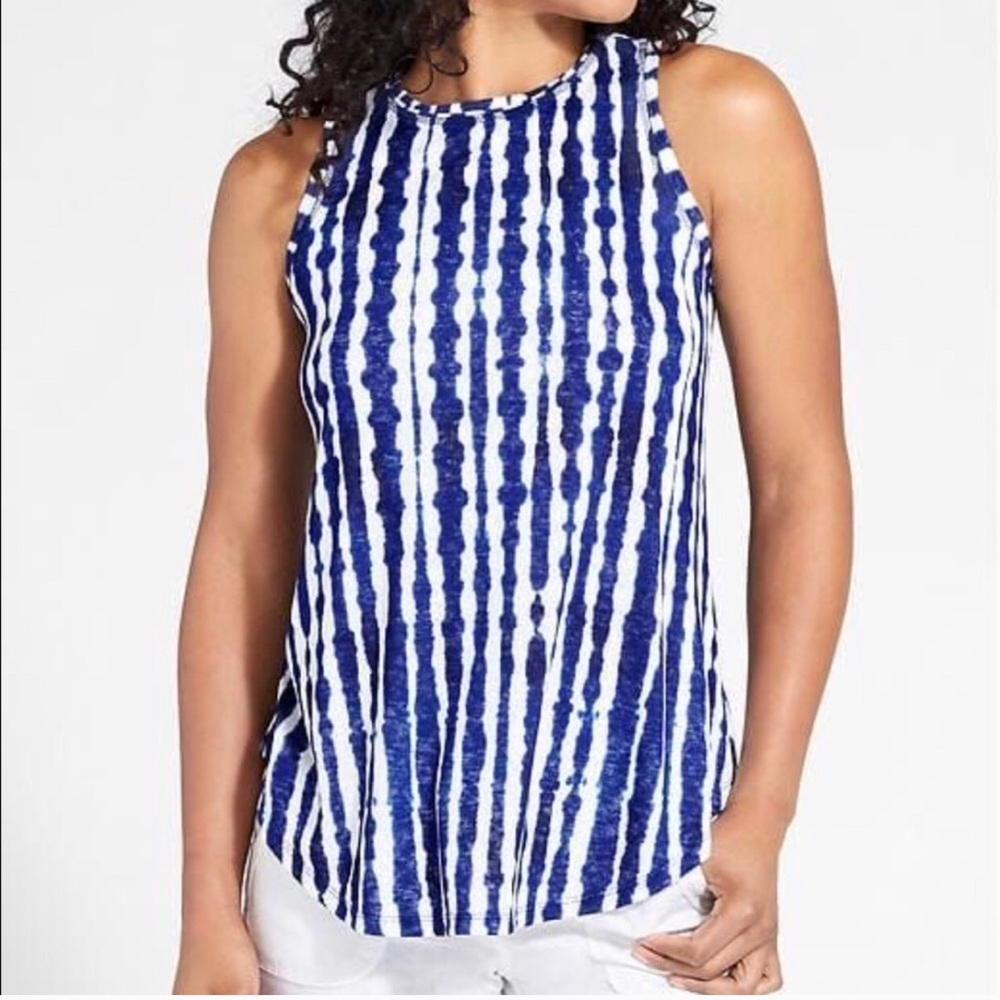 Athleta Breezy Razorback Tie Dye Tank
